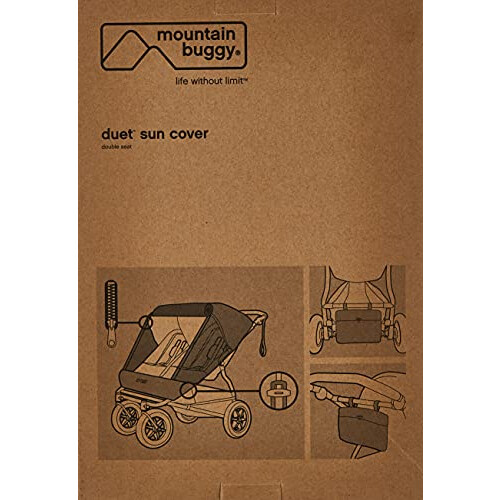 Mountain Buggy Duet Double Cover Storm Clear 2