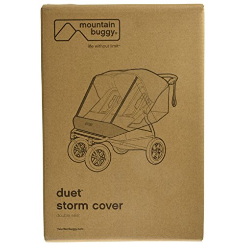 Mountain Buggy Duet Double Cover Storm Clear 1