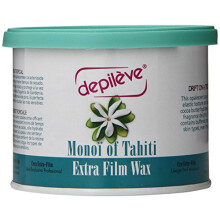 Cire Depileve Monoi de Tahiti Extra Film - Cire Corps Rapide, Facile à Étaler, Tous Types de Peau