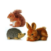 Pacchetto Amici pelosi della foresta di peluche Aurora