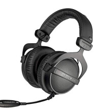 beyerdynamic DT 770 M 80 Ohm Over-Ear-Monitor Headphones in black, closed design, wired, volume control for drummers and sound engineers FOH