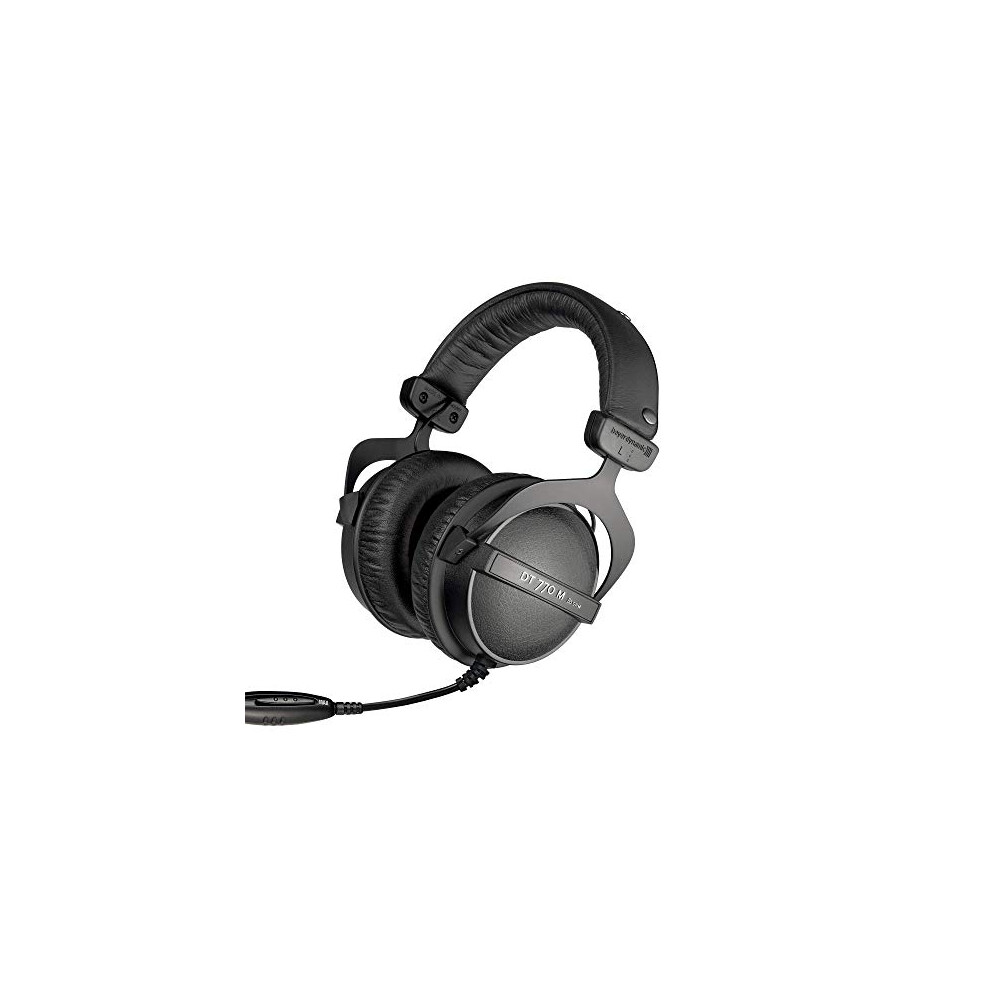 beyerdynamic DT 770 M 80 Ohm Over-Ear-Monitor Headphones in black, closed design, wired, volume control for drummers and sound engineers FOH