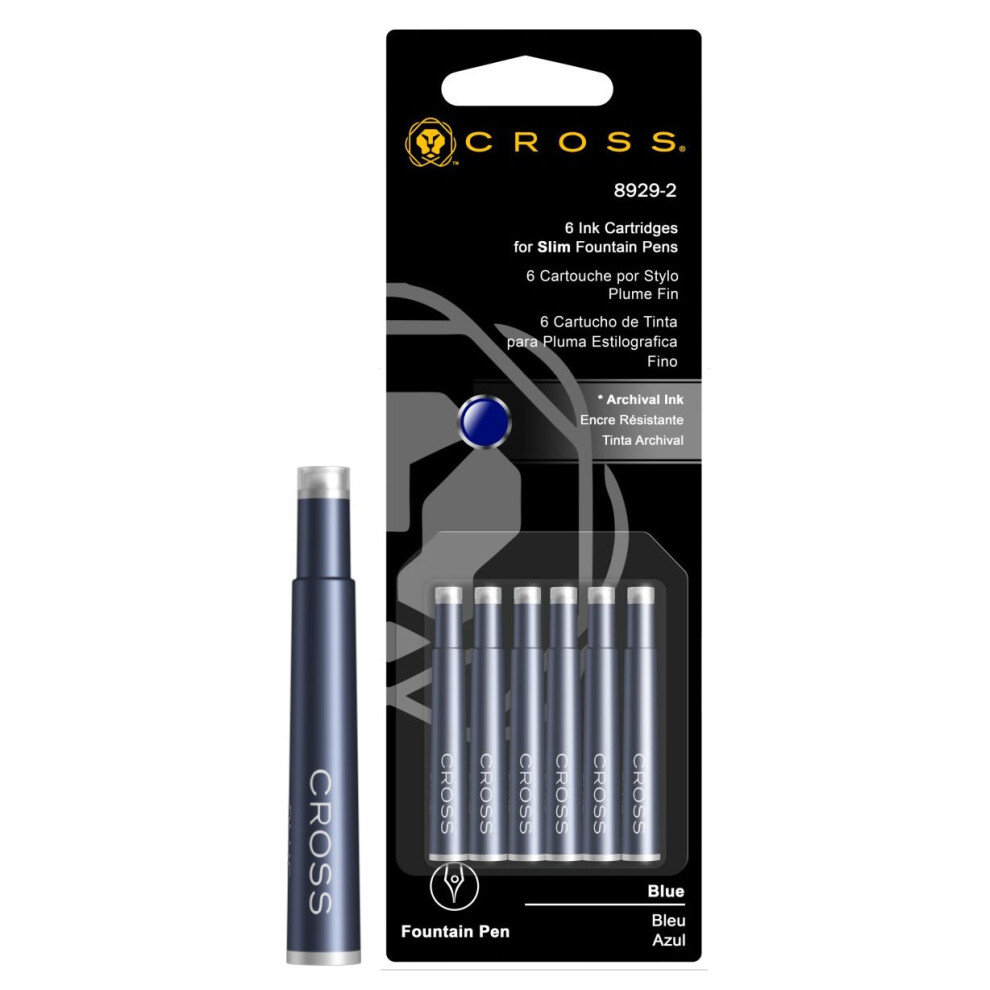 Cross Slim Fountain Pen Refill - Blue