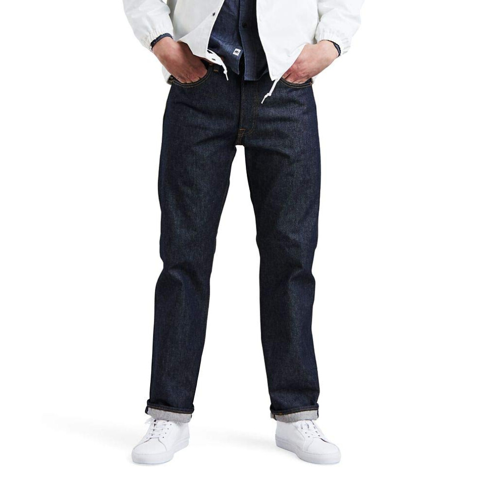 Levi's Men's 501 Original Fit Jeans (Also Available in Big & Tall), Rigid, 35W x 30L