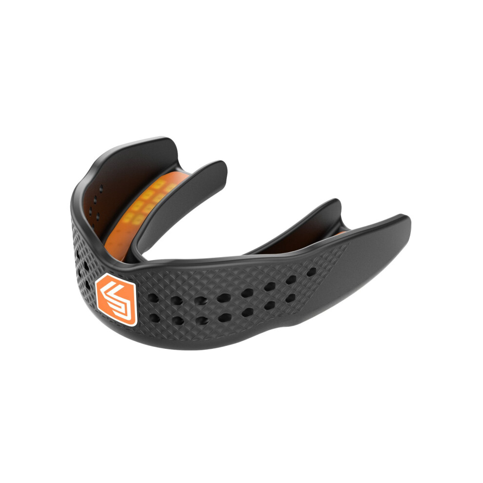 Shock Doctor Mouthguard SuperFit - Easy-Fit Strap/Strapless mouthguard - Low Profile Fit perfect for Basketball, Hockey, Lacrosse, - All Sport