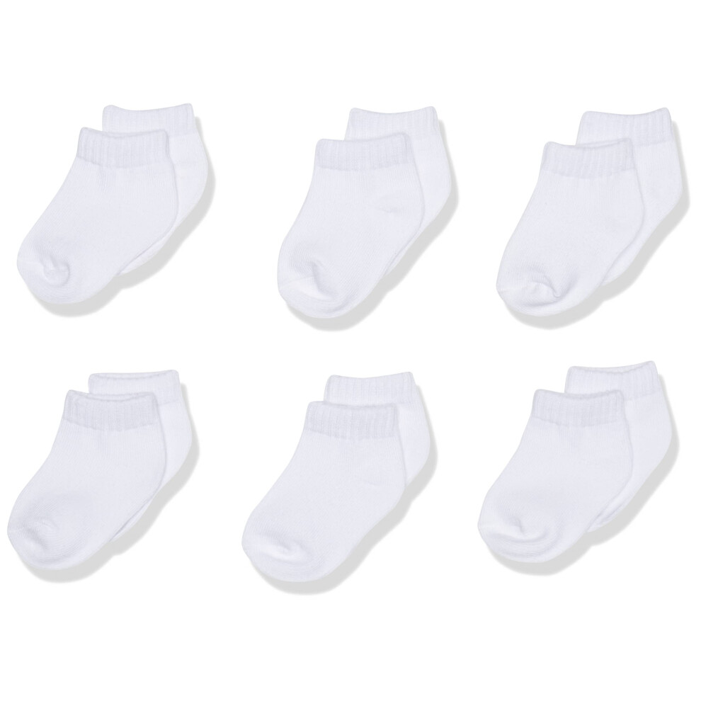 Luvable Friends Ensemble de chaussettes pour bébé et nouveau-né unisexe blanc 0-6 mois