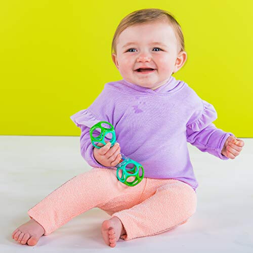 Bright Starts Bright Starts Oball Shaker Rattle Toy, Για Νεογέννητα και Άνω 2