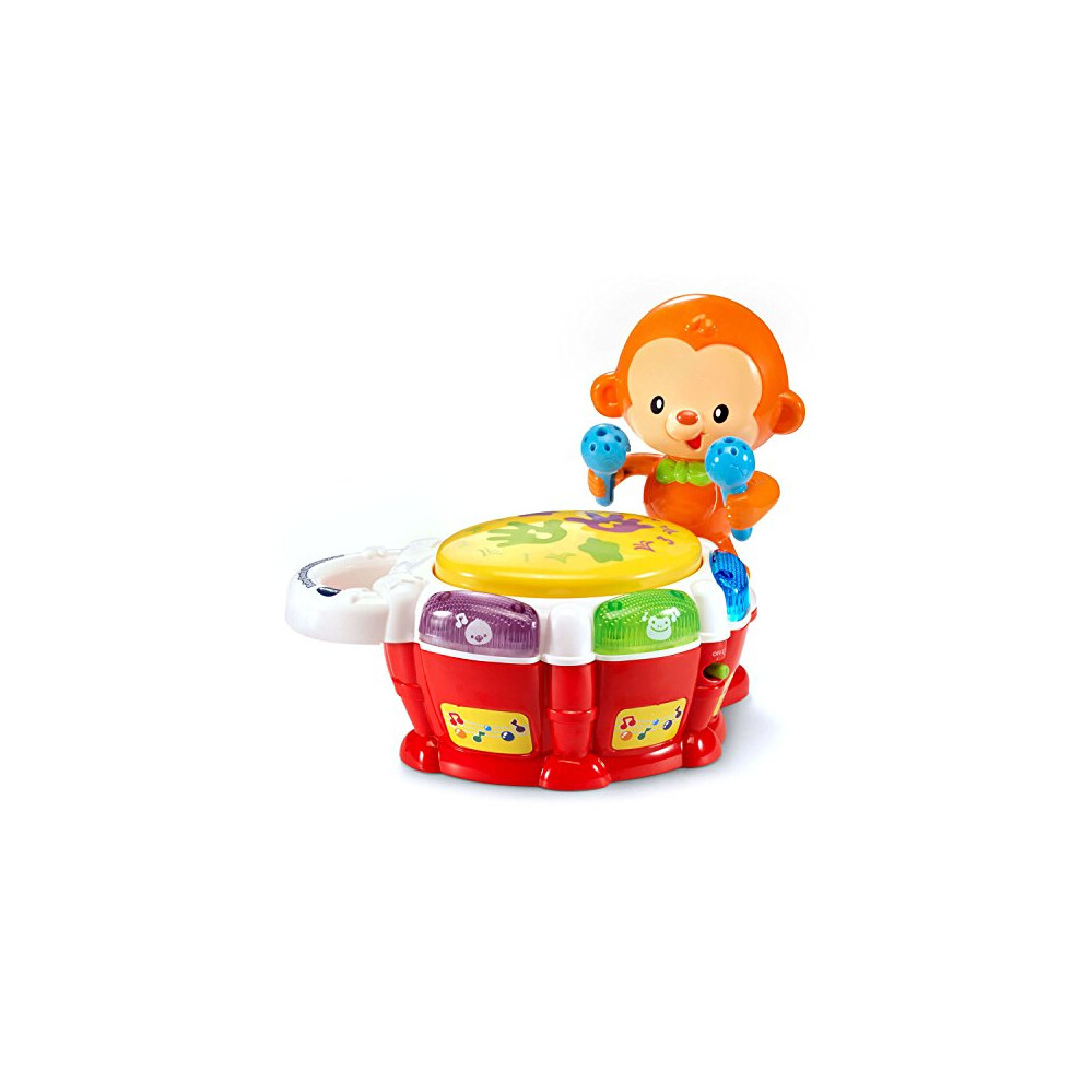 VTech Baby Beats Monkey Drum includes Toy Drum^AAA Battery (3)^Manual