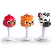 Baby Einstein Rattle & Jingle Trio Barnstol Sugleksaker Take-Along Musical Rattle Set lder 6 mnader + Multicolor 3 Count