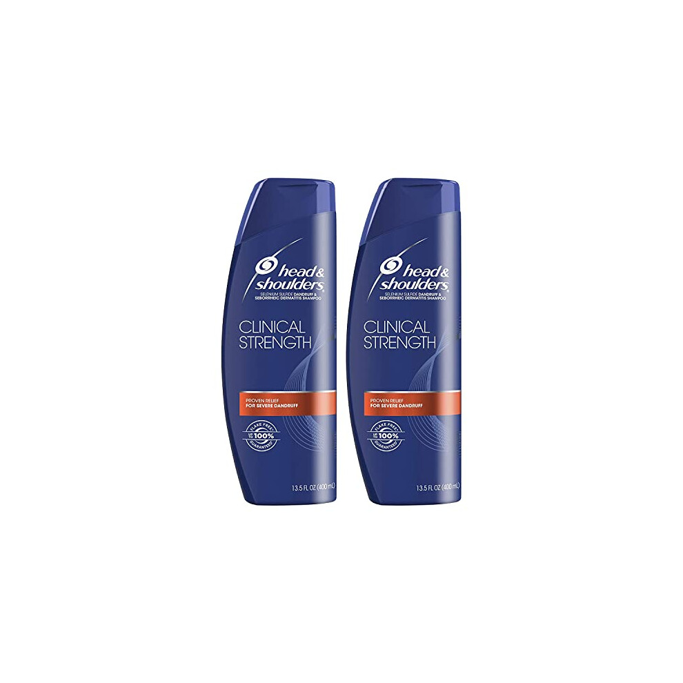 Head and Shoulders Clinical Strength Dandruff and Seborrheic Dermatitis Shamp (Pack of 2)