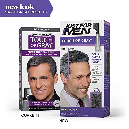 Just For Men Just For Men Touch Of Grey H?rfarve Sort Gr? (6 Pack) 1