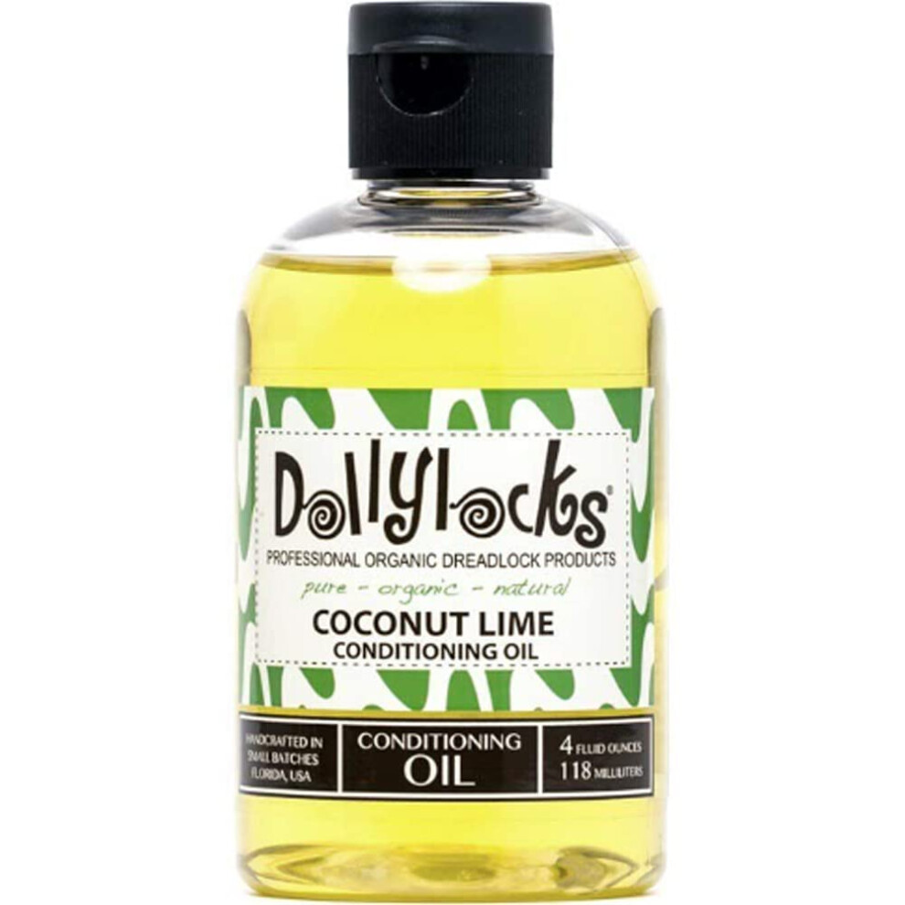 Dollylocks Hair Moisturizer Conditioning Oil - Hair Oil For Dry Damaged Hair & Growth - Hair Oil For Curly Frizzy Hair - Organic Dreadlock Oil Grapefruit 4 Oz