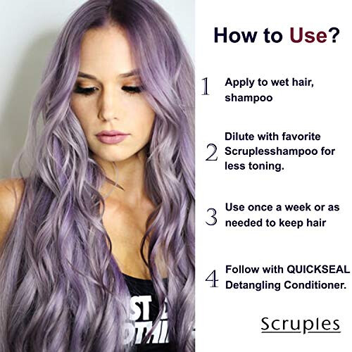 Scruples Platinum Shine Shampoo - Σαμπουάν Τόνωσης για Ξανθά Μαλλιά - Μειώνει Θερμούς Τόνους 2