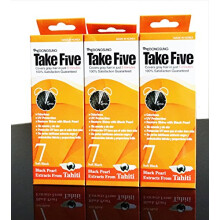 Dongsung Tinte para Cabello Take 5 Cobertura de Canas No. 7 Negro Paquete de 3