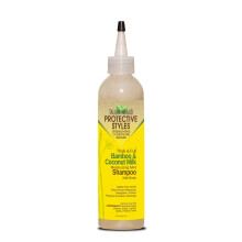 Taliah Waajid Beschermende Stijlen Dikke en Vol Shampoo (8oz) - Bamboe, Kokosmelk, Vochtinbrengende Munt