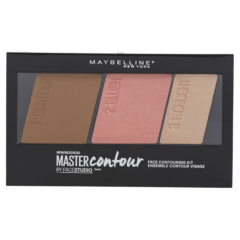 Maybelline Facestudio Master contour Face contouring Kit, Medium to Deep, 1 count