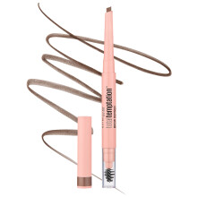 Maybelline New York Total Temptation Eyebrow Definer Pencil, světlý hnědý odstín, 1 ks - Vyplňte, tvarujte a definujte obočí