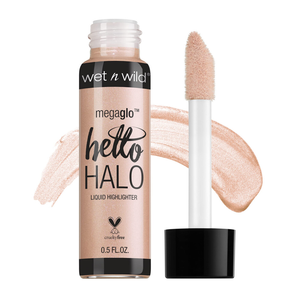 Bagnato E Selvaggio Wet N Wild Megaglo Liquid Highlighter Makeup, Guilded Glow, 05 Ounce,306B