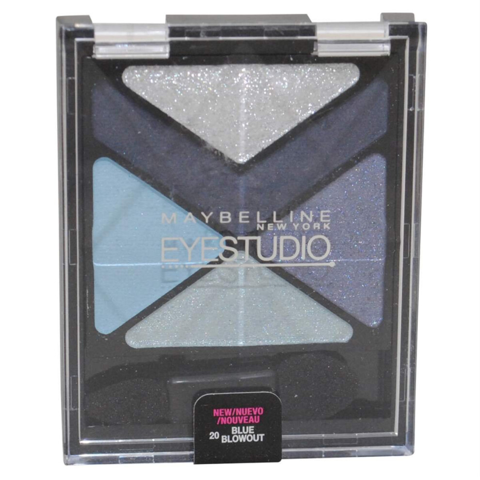 Maybelline New York Eye Studio color Explosion Luminizing Eyeshadow, Blue Blowout 20, 009 Ounce