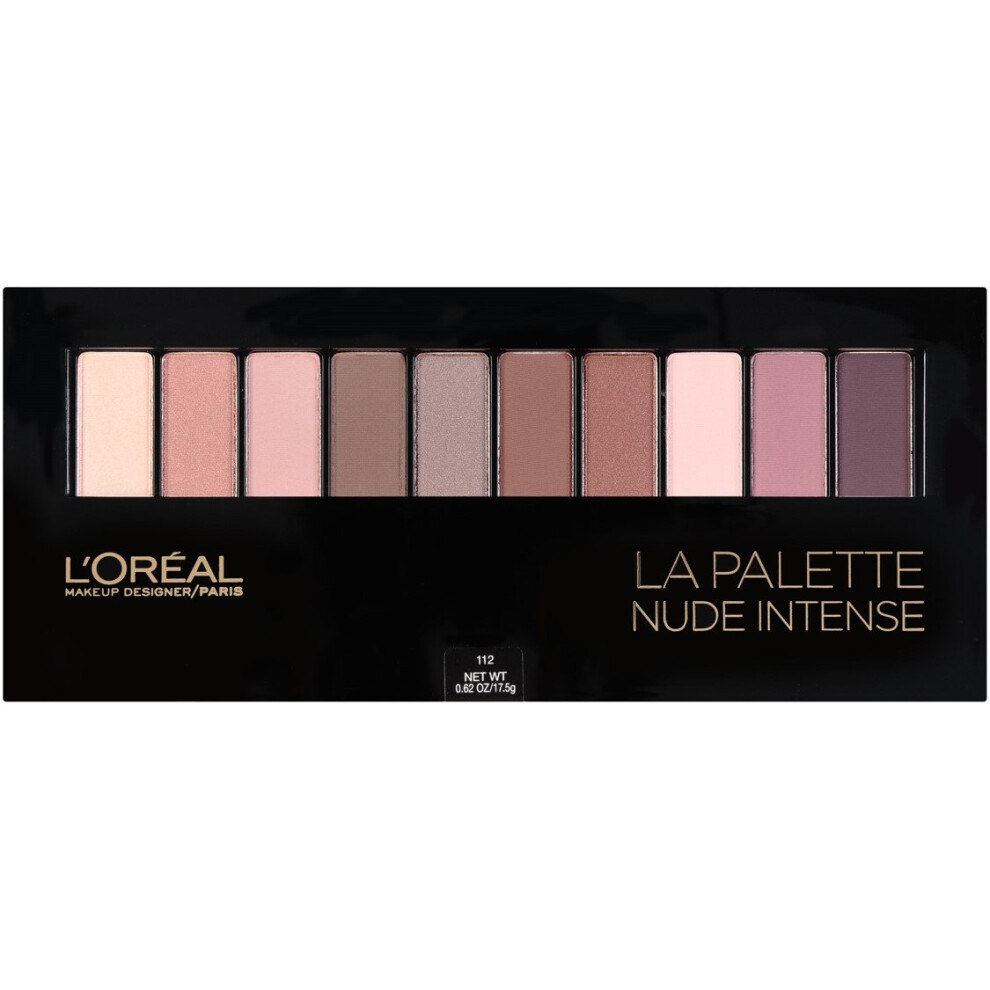 Continua Parigi Laoraal Paris Makeup Colour Riche Eye La Palette Nude Eye Shadow Palette With Brush, 112 Nude Intense, 062 Oz
