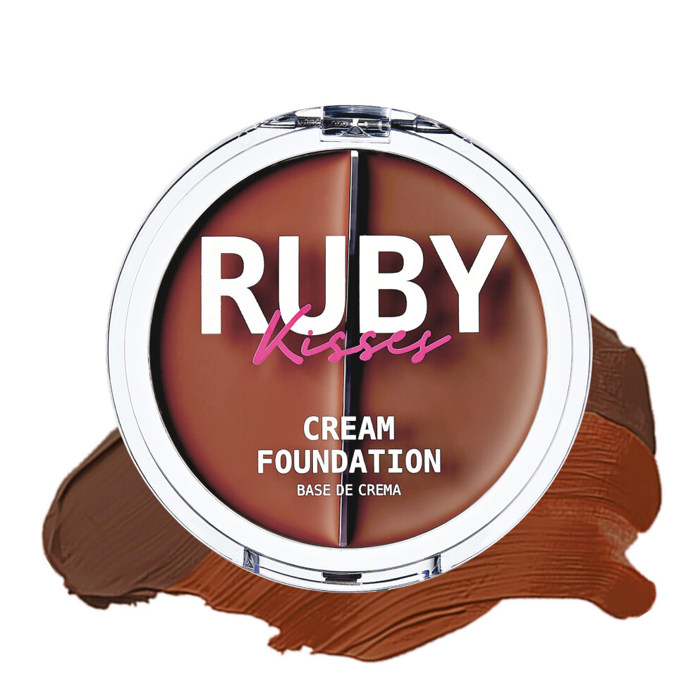 Ruby Kisses 3D Face Creator Cream Foundation & Concealer, 12 Hours Lon