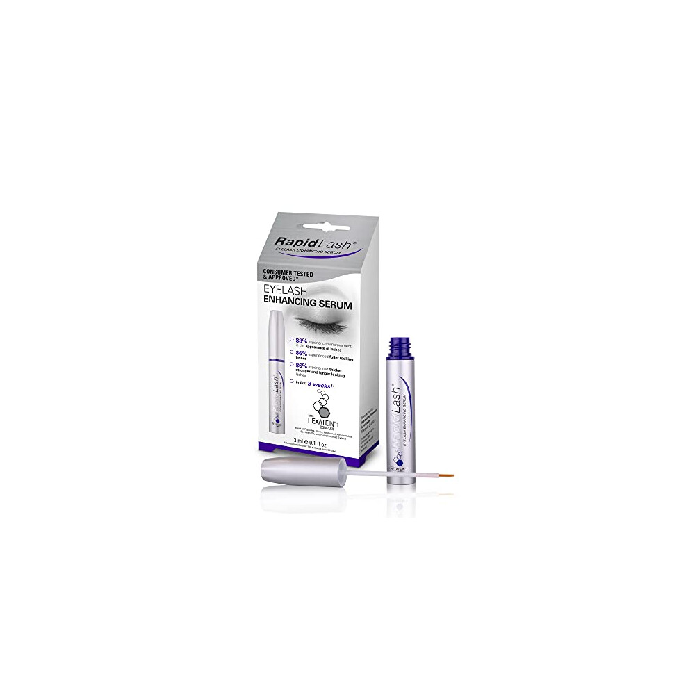 RapidLash Eyelash Enhancing Serum - Promotes Appearance of Longer, Fuller, And Thicker Eyelashes, For Eye Lash Enhancement, Paraben, And Cruelty Free