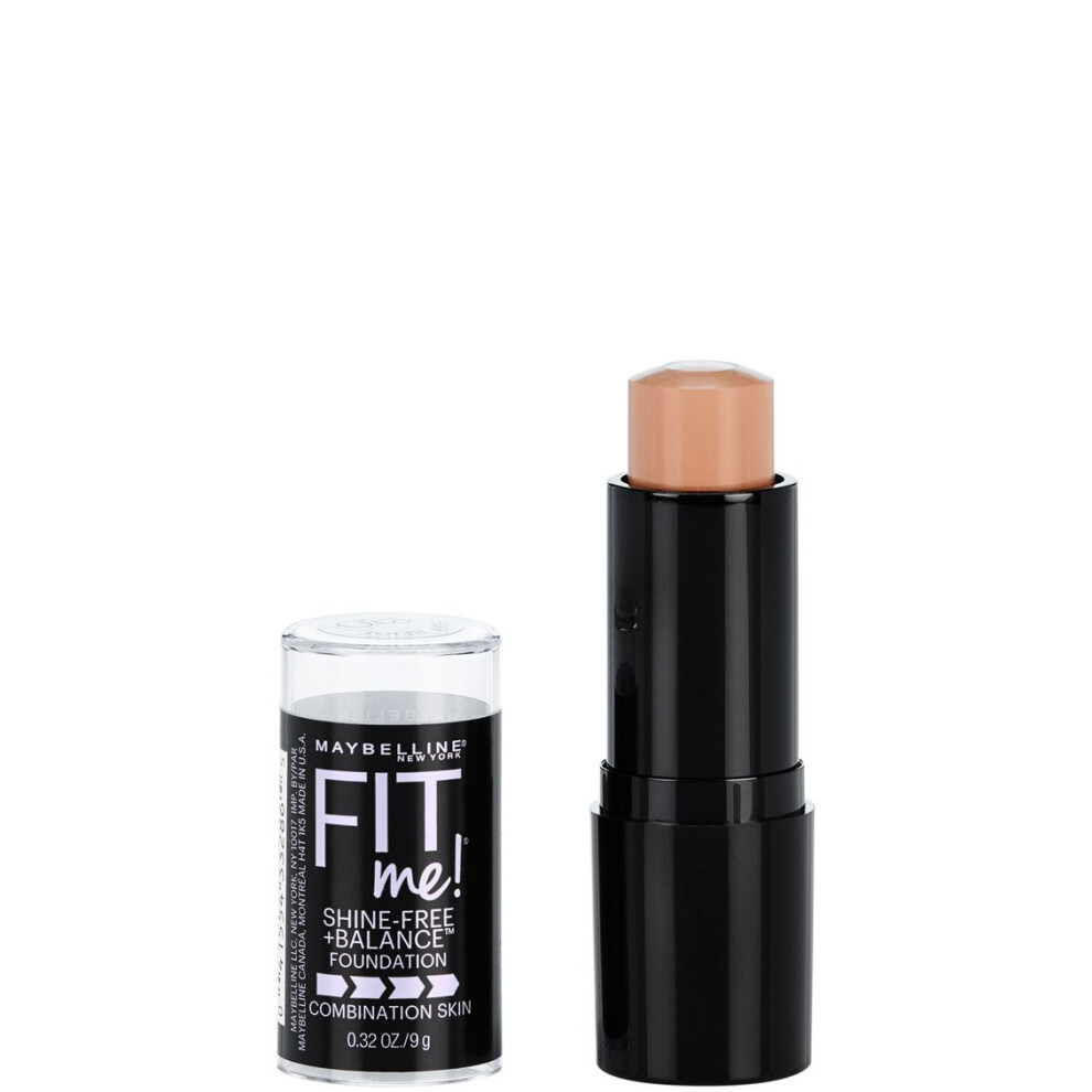 Maybelline New York Me Shine-Free + Balance Stick Foundation, Buff Beige, 032 oz