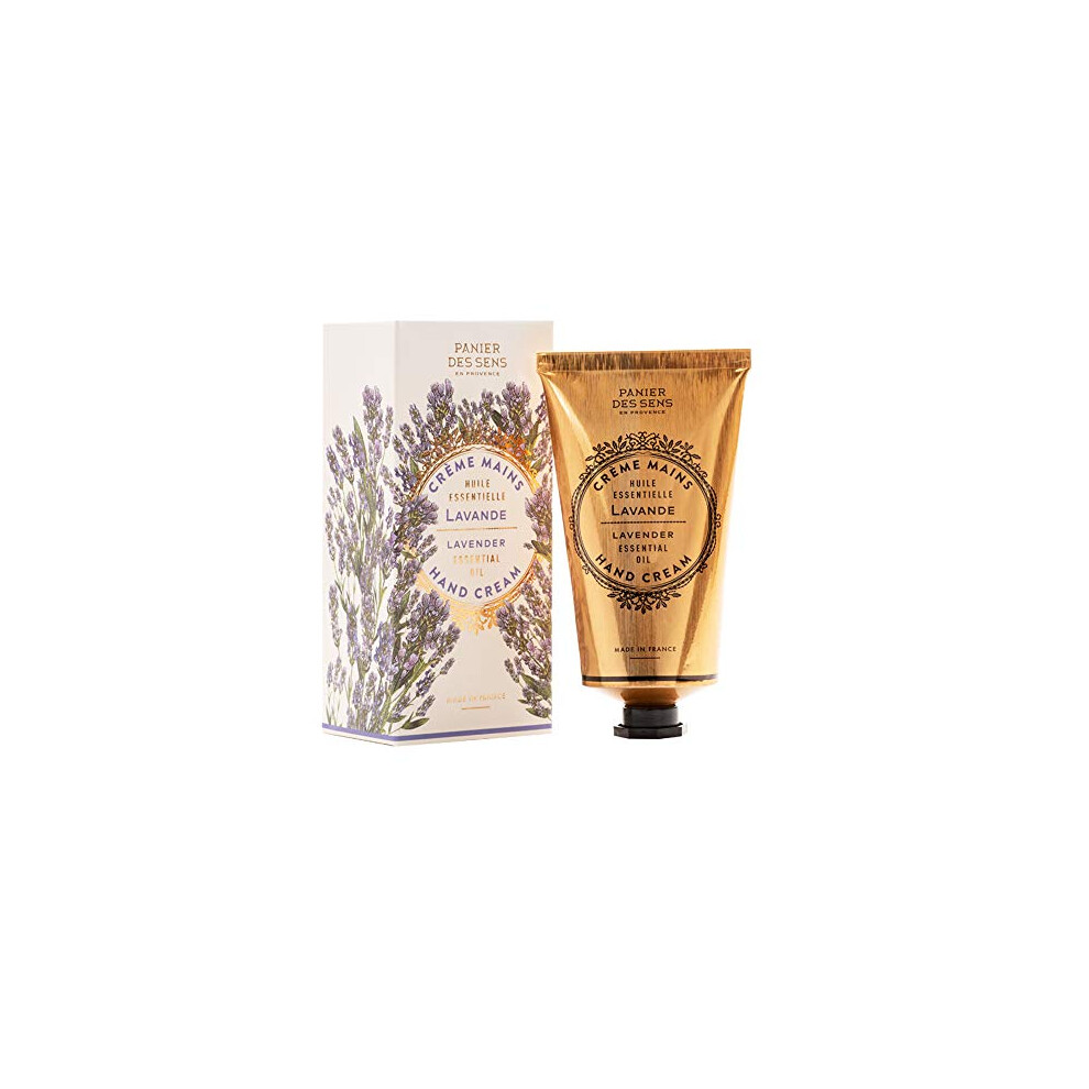 Panier Des Sens Crema Mani Secche E Screpolate Con Burro Di Karitè Lavanda - Crema Mani Idratante - Prodotto In Francia 97% Naturale - 75 Ml-image