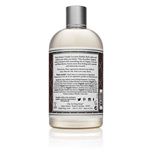 Deep Steep Badeschaum, 17oz (Vanille Kokosnuss) 1