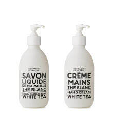 Compagnie de Provence - Savon Liquide et Crème Mains Luxe - Thé Blanc