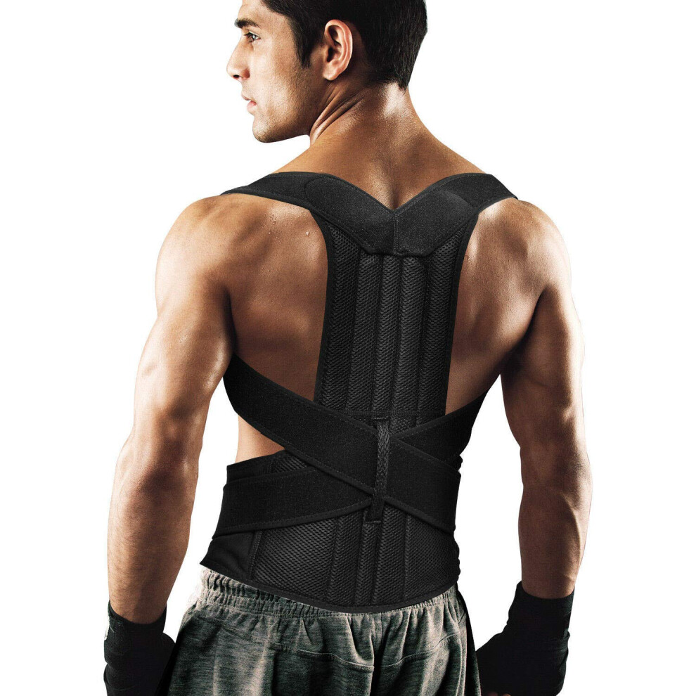 Fitsupport Back Brace Posture Corrector For Women And Men Back Lumbar Support Shoulder Posture Support For Improve Posture Provide And Back Pain Relief