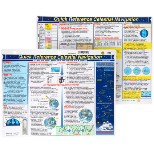 Davis Instruments Celestial Navigation Quick Reference Card