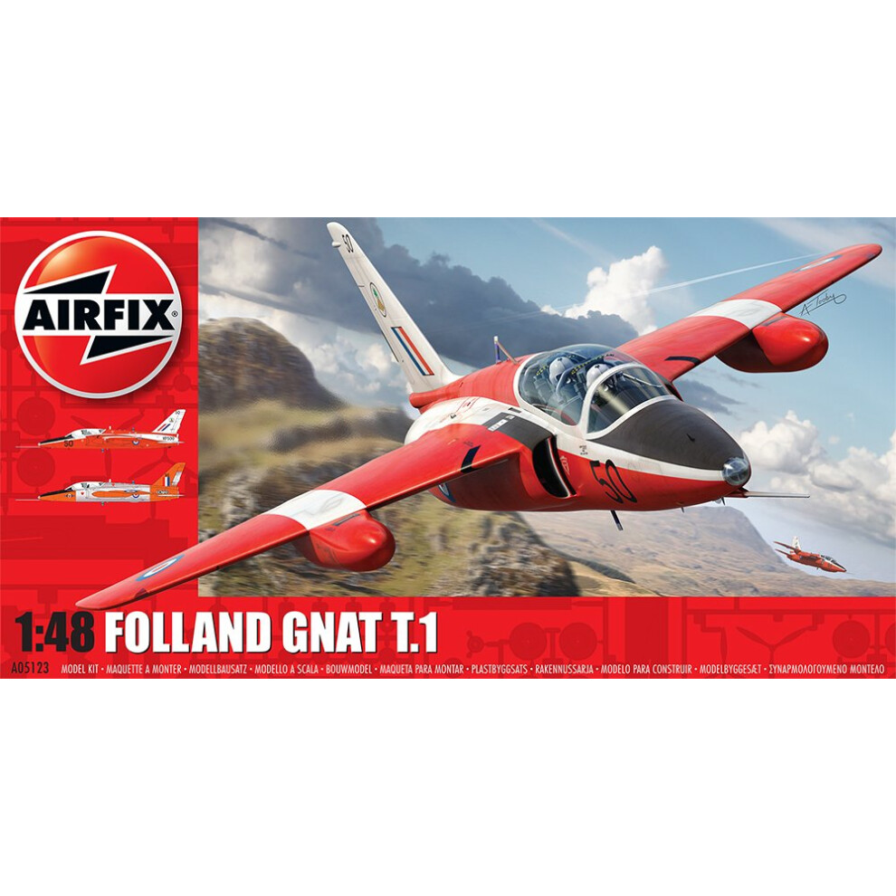 Airfix Folland Gnat 1:48 Plastic Model Kit