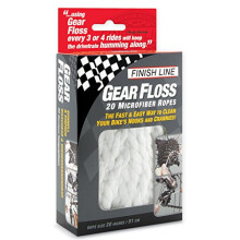 Cistiace lano z mikrovl   kna Finish Line Gear Floss (balenie 20 l   n z mikrovl   kna)