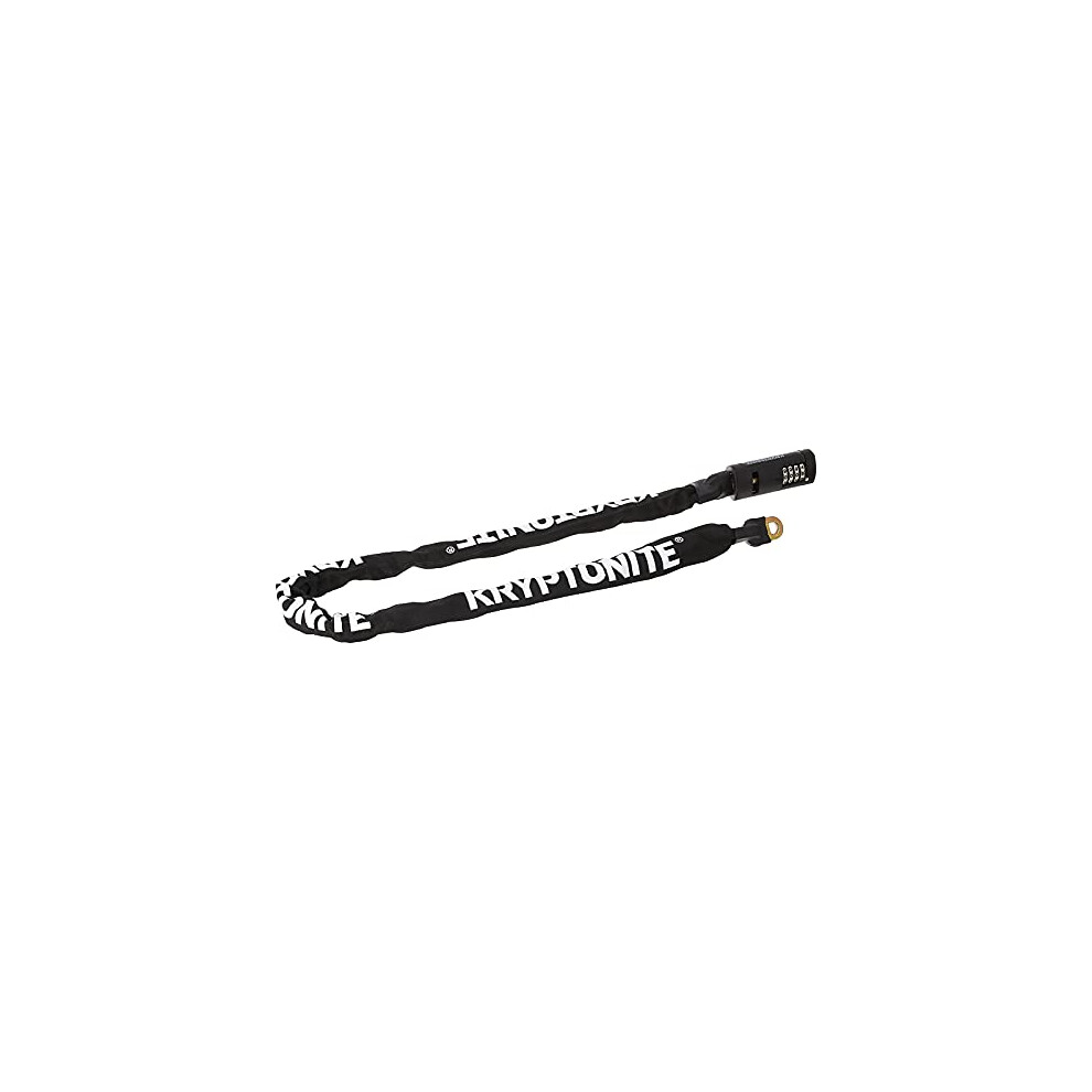 Kryptonite Keeper 712 7mm Chain Combo Bicycle Lock , Black
