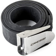 Cressi Quick-Release Elastic Belt w/Metal Buckle, Black (TA626010)