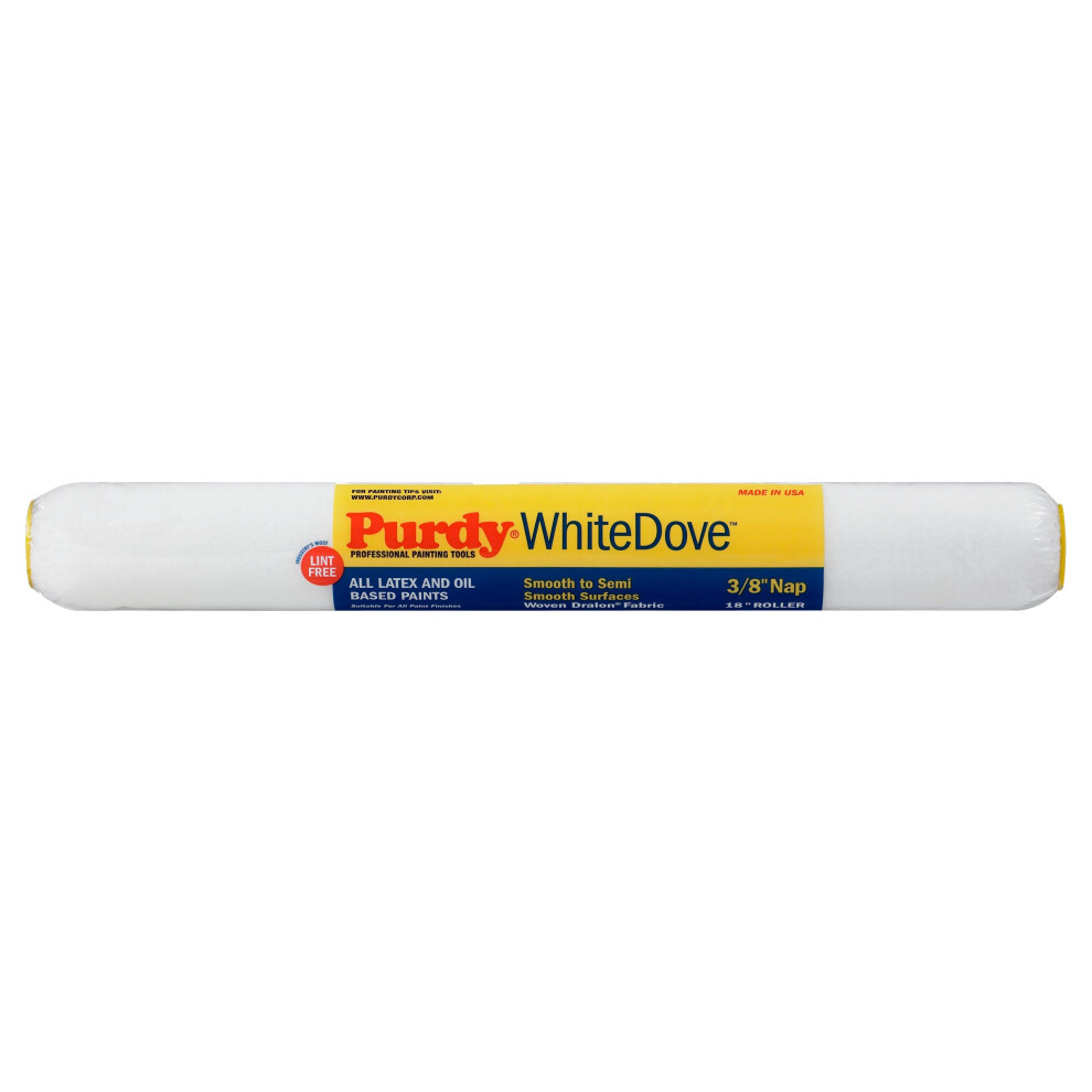 Purdy 144670182 White Dove High Density Woven 3/8" Nap Cover, One Size, Multi