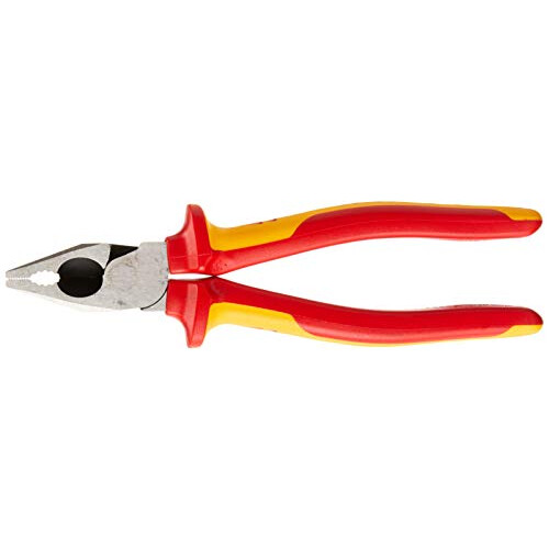 Knipex KNIPEX Tools - High Leverage Combination Pliers, 1000V Insulated (0208200US), 8 inches 1