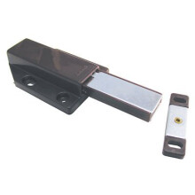 Touch Latch Magnetic Push Open Door Latch For Large Doors - Brown - 2