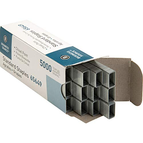 Business Source 65649 Standard Staples Chisel Point 210 Strip 5000/BX SR 2