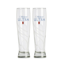 Michelob Ultra Pilsner Glass Altitude Pilsner 16oz Clear