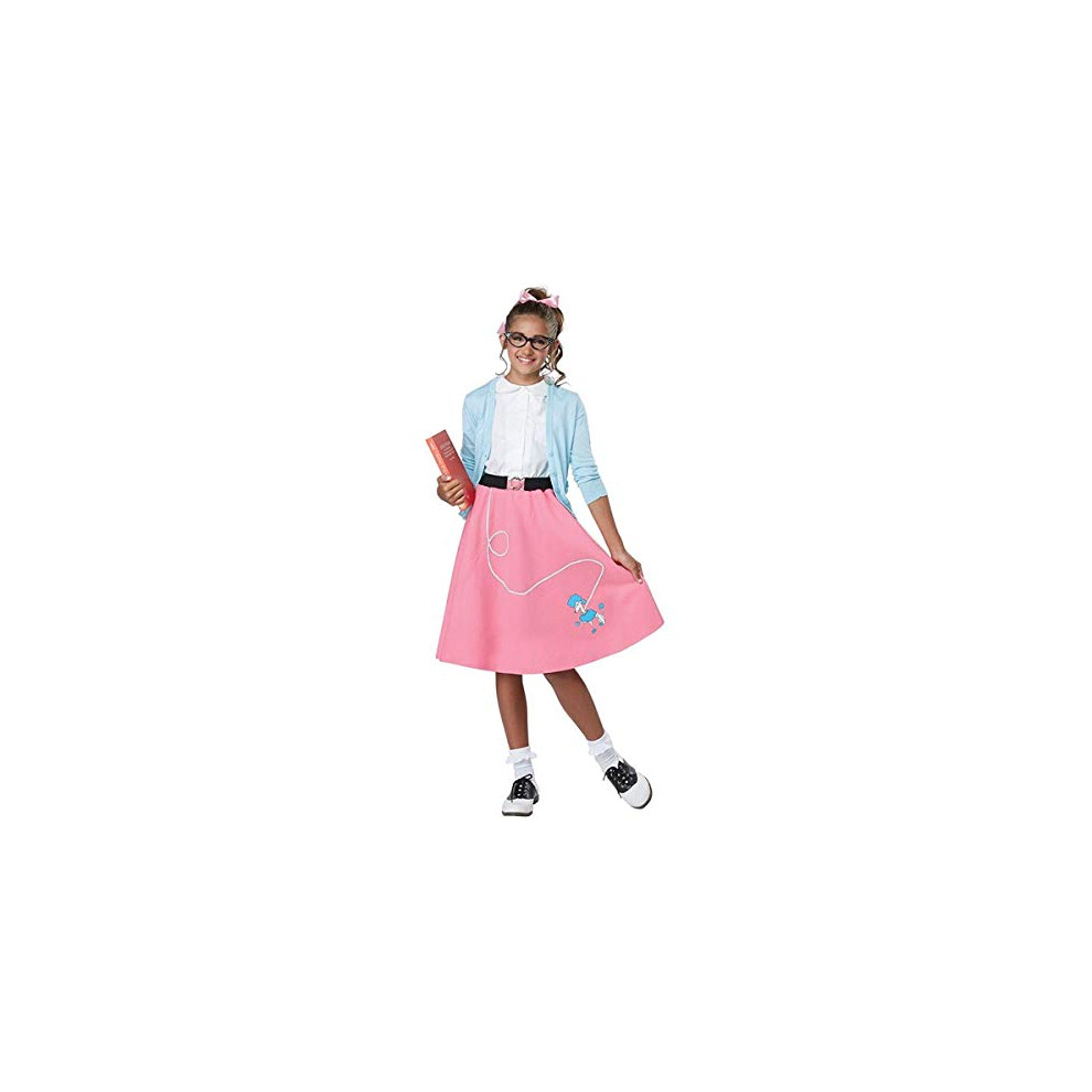 California Costumes Girls 50S Poodle Skirt Child Costume