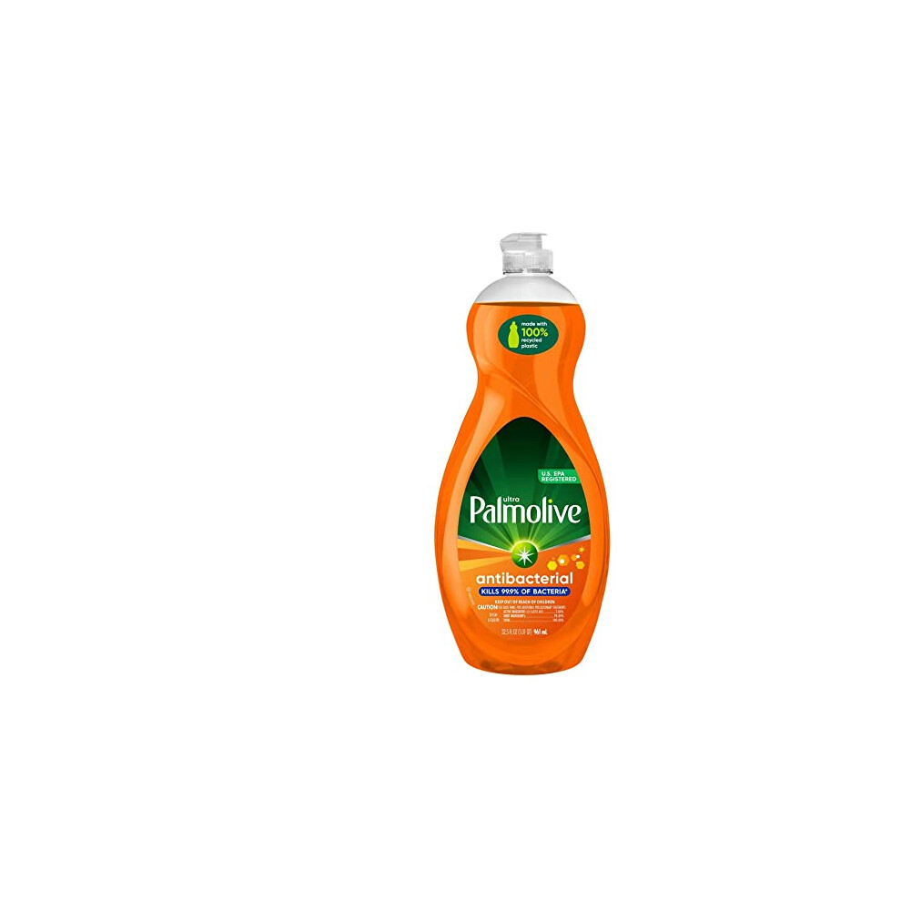 Palmolive Ultra Dish Liquid, Orange, Antibacterial, 32.5 Fl Oz (Pack of 1)