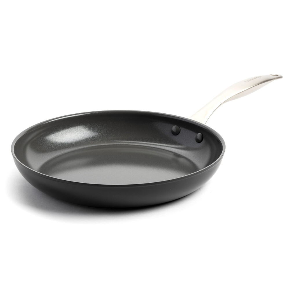 greenPan canterbury Hard Anodized Healthy ceramic Nonstick, 11 Frying Pan Skillet, PFAS-Free, Dishwasher Safe, Oven Safe, Black