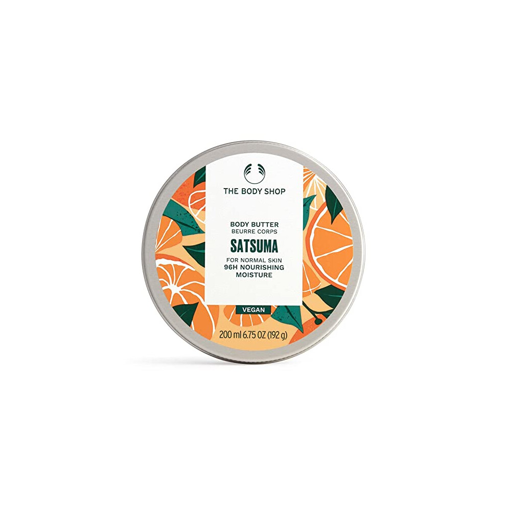 The Body Shop Satsuma Body Butter - Nourishing & Moisturizing Skincare for Normal Skin - Vegan - 675 oz