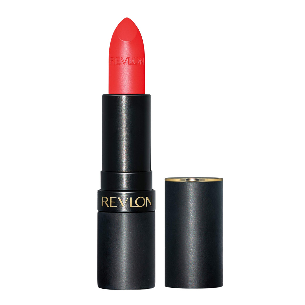 REVLON Super Lustrous The Luscious Mattes Lipstick, in coral, 007 On Fire, 015 oz