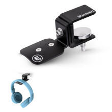 BRAINWAVZ Hengja  Der Schreibtisch-Kopfhrerstnder mit Aufhnger, komplett aus Metall, drehbare Halterung fr PC und Gaming-Headset