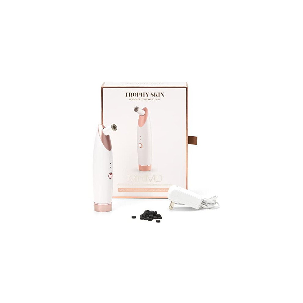 Trophy Skin MiniMD - Mini Handheld Microdermabrasion System - Improves Texture and Skin Tone