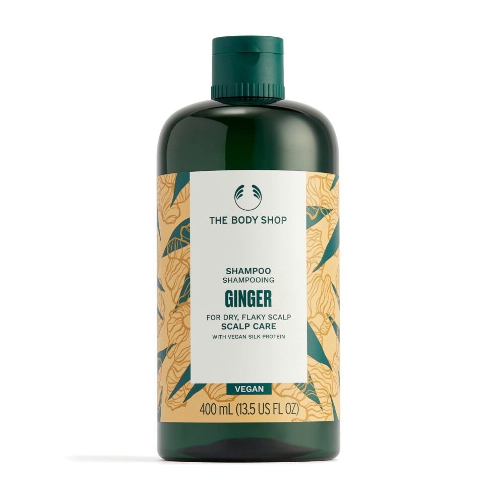 The Body Shop ginger Scalp care Shampoo - For Dry, Flaky Scalps - With Vegan Silk Protein - 400ml