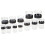 Bodum Bodum Presso Shatterproof Storage Jar 12 Piece Set, Black 1